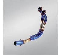 Detachable For Vulcan For S650 For VN650 For EN650 Elbow Slip On Full Exhaust Muffler Sensor Front Middle Connection Link Pipe