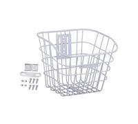 Detachable Front Basket for, Storage Solution for Mountain Bikes, White