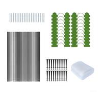 Detachable Garden Hoops, Greenhouse Hoop Stakes Set For Plant Protection And Climbing Plants Supports (Package of 2)
