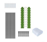 Detachable Garden Hoops, Greenhouse Hoop Stakes Set For Plant Protection And Climbing Plants Supports (Package of 1)