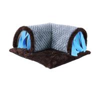 Detachable Hamster Playground - House with Privacy Curtains, Hamster Tunnel Exercise Toy, Durable Enrichment Accessory, Comfortable Sleeping | Garment Component