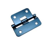 Detachable Hook Off Hinge for Instrument Flight Cases, 56mm Black Iron Cabinet Hinge with 4 Holes, Removable Hardware for Tool Boxes and Wooden Cabinets