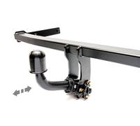 Detachable - horizontal Tow Bar for Hyundai i10 01.2011-10.2013