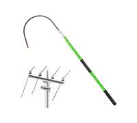 Detachable Insulated Rescue Hook,Firefighting Emergency Pole,Hotstick Rescue Hook for Electrical Safety,for Electric Shock Rescue(Green,150cm)