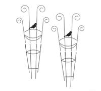 Detachable Iron Trellis Support for Small to Medium For Climbing Plants Like Jasmine Honeysuckle Wisteria and Edible Vines (A little bird)