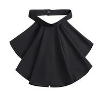 Detachable Jabot Ruffle Collar for Women - Colonial Style False Neckpiece for Draculaura Cosplay, Halloween or Theater Costumes