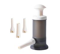 Detachable Large Capacity Meat Stuffer Manual Vertical Sausage Press with 4 | Kitchen Sausage Filler Maker Stuffer Tool for Home Kitchen Restaurant Party Camping Grill BBQ Household