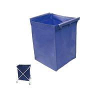 Detachable Laundry Cart Liner BagHeavyDuty Replacement for Foldable Trolley Commercial Cleaning & Service Cart Bag with Hooks Durable & Convenient Storage Solution