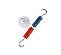 Detachable Lead Block Cohesion Demonstrator - Physics Experiment Kit For Molecular Gravitation Studies, Includes Precision-Machined Cylinders, Hook Assembly