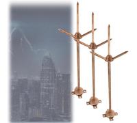 Detachable Lightning Protection Rod with Removable Arrestor for House Tower Tank Roof Safety Equipment