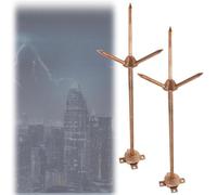 Detachable Lightning Protection Rod with Removable Arrestor for House Tower Tank Roof Safety Equipment