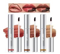 Detachable Lip Liner Set 3 Colors Peel lip liner Longwear and Pigmented Lip Pencil Peel Off Lip Stain (3 Colors, 3Pcs)