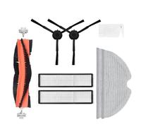Detachable Main Brush Hepa Filter Side Brushes Mop Cloth/Fit For Dreame D9 L10 Pro Vacuum Cleaner parts Sweeping Robot Set (Color : Chocolate)