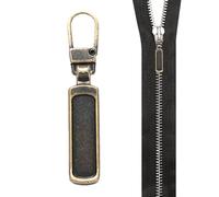 Detachable Metal Zipper Puller, Zipper Pull Replacement, Zipper Pull, Detachable Zipper Tab Pullers, Metal Zipper Gripper Mend Fixer, Handle Zip Slider Extender, 4 Pack