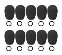 Detachable Mic Foam Filter Dense Sponge Layer Minimizes Distortions Windscreen for Aviation X A10 Online Meetings Gaming Sponge Ear Pad