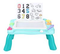 Detachable Multifunctional Folding Children DIY Writing Drawing Board Table, Kids Drawing Desk, Creative Educational Toy with Sliding Erase Feature, Removable Plastic Board for Boy
