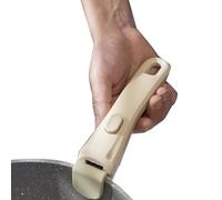 Detachable Pan Handle - Cookware Grip for Frying Pans, Pots & Stockpots, Ergonomic Replacement Handle with Secure Lock - Country Kitchen Style, Heat-Resistant