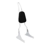 Detachable Passenger Backrest Fit For Harley Heritage Softail Springer FLSTS Fat Boy EFI FLSTF Fatboy FLSTSC Rear Backrest Sissy Bar Chrome(Chrome)