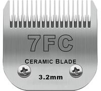 Detachable Pet Dog Clipper Blades, Compatible with Size-7FC Cut Length 1/8"(3.2mm), Most Oster A5, KM Series Clippers,Made of Stainless Steel Blade 1Pack