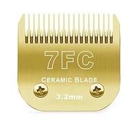 Detachable Pet Dog Clipper Ceramic Blades Set,Compatible for Andis,Compatible for Oster,A5,KM10 Series Clippers Easy Clean(7FC(3.2mm))
