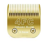 Detachable Pet Dog Clipper Ceramic Blades Set,Compatible for Andis,Compatible for Oster,A5,KM10 Series Clippers Runs Smoothly(4FC9.5mm))