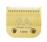 Detachable Pet Dog Clipper Ceramic Pro Blades Set | Compatible For Andis,Compatible For Oster，A5,Compatible For Wahl，KM10 Series Clippers(OA(1.2mm))