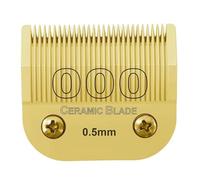 Detachable Pet Dog Clipper Ceramic Pro Blades Set | Compatible For Andis,Compatible For Oster，A5,Compatible For Wahl，KM10 Series Clippers(OOO(0.5mm))