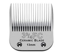 Detachable Pet Dog Grooming Clipper Ceramic Blades,Compatible with Andis Size 3-3/4FC Cut Length 1/2"(13mm),Compatible with Oster A5,Wahl KM10 Series Clippers