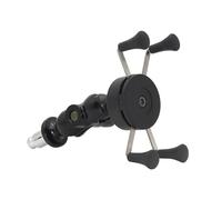 Detachable Phone Holder For Suzuki For GSX-R 600/750/1000/GSX1300R For Hayabusa Phone Holder Charger Motorcycle Fork Stem Mount GPS Navigation Bracket Cell Phone Handlebar Mounts(No USB Charger)