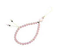 Detachable Pink Mobile Phone Wrist Chain Made of Synthetic Material Compact Phone Lanyard for Hanging on Wrist Or Bag Anti-lost Beaded and USB Flash Drives