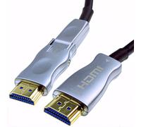 Detachable Plug HDMI 2.0 Active Optical Cable AOC for Wall Installation 4K 40m