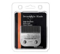Detachable Replacement Ceramic Blade，Compatible for Andis，AGC,BDC,BGC,MBG Series，Compatible for Oster，Classic 76/Star-Teq/Power-Teq Clippers(9.5mm)