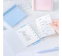 Detachable Rings Binder a 7 Notebook with Smooth Writing Paper Materials Customizable Cover Refill Able Notebook Refill Able Planner Journal