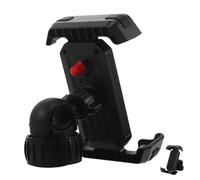Detachable Shockproof Bike Phone Mount Material Anti-vibration Rotation Mobile Holder for Electric Motorcycles and Scooters with Secure Grip and Weatherproof Stability
