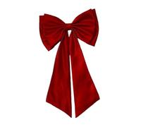 ＡＷＨＡＯ Detachable Short Tail Satin Bow, Large Bow for Everyday, Wedding, Holiday, Women, Wine Red