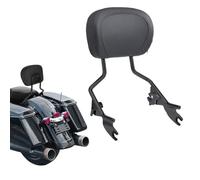 Detachable Sissy Bar fit for Harley Davidson, Passenger Rear Backrest with Quick-Release Design for Touring Electra Glide Road King Road Glide Street Glide Ultra Limited 2009-2024 (Black)