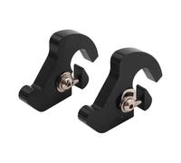 Detachable Sissy Bar Luggage Rack With Docking Latch Clip In Black Compatible With Touring Softail And Sportster Motorcycle Models(Rack Latch)
