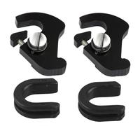 Detachable Sissy Bar Luggage Rack With Docking Latch Clip In Black Compatible With Touring Softail And Sportster Motorcycle Models(Grommet Bushing)