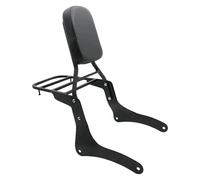 Detachable Sissy Bar Motorcycle Sissy Bar Backrest Pad For For Vulcan VN900 For Custom Classic 1996-2023 Luggage Rack Kit Motorbike Passenger Backrest Pad(Black)
