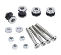 Detachable Sissy Bar Rack Backrest Docking Hardware Mounting Kit Compatible With Sportster XL1200 XL883 Forty Eight 2004 2018