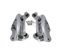 Detachable Sissy Bar Rack With 4 Point Docking Hardware Mounting Kit Compatible With Touring Models 2009 2013(Chrome)