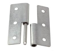Detachable Slip Joint Hinge for Wardrobe and Cabinet Doors with Lift Off Function Made of Rust Resistant Stainless Steel (3 inch left)