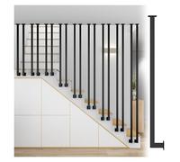 Detachable Square Metal Stair Spindles Fall Protection Kit for Home Restaurant & Studio Safety Durable & Stylish Barrier for Enhanced Security and Elegance