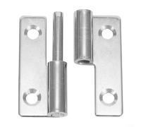 Detachable Stainless Steel Hinge with Slip Joint and Lift Off Feature for Cabinet Doors and Wardrobes Resistant Material (2 inch left)