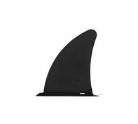 Detachable SUP Fin 8 Inch Plug Inboard Surfboard Rudder Black PVC | Durable PVC construction with secure 8 inch insert slot for stable SUP performance