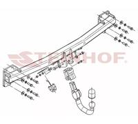 Detachable Tow bar AUDI Q7 Fits 2006 to 2015 & 7 Pin Full Electrics Kit