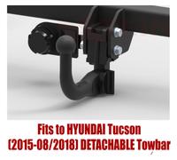 DETACHABLE Tow Bar For HYUNDAI Tucson (2015-2018) & NO ELECTRICS - H281