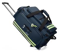 Detachable Trolley Emergency Medical Backpack, Large Capacity Trauma Bag with Multiple Compartments for Healthcare Professionals