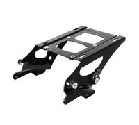 Detachable Two-Up Mounting Rack with Luggage and Docking Hardware Kit Compatible with Touring Models 2014-2025(B style - Black)