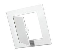Detachable Utility Door Cover 115x115mm Interior Size Constructed From ABS for Home Improvement Projects Not Drill Wall Repair Cover